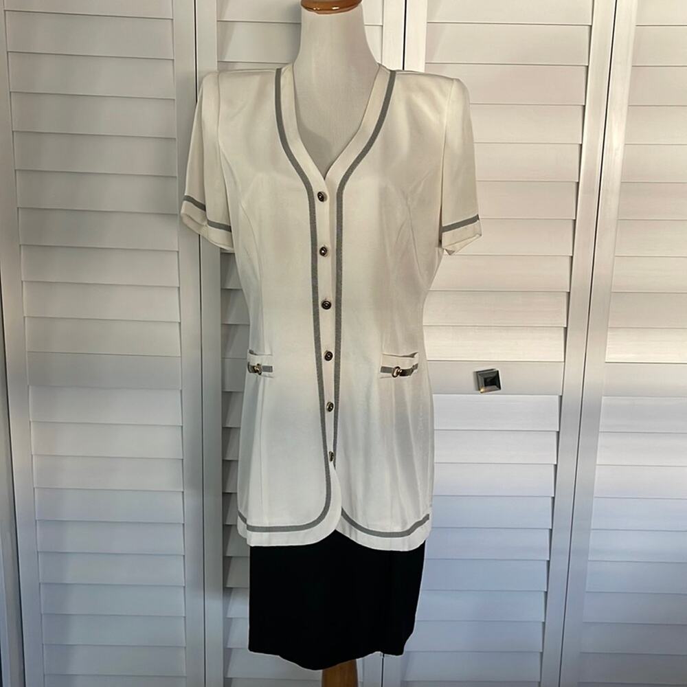 Danny & Nicole NY Vintage alike 2 piece but 1 dress with attached jacket.